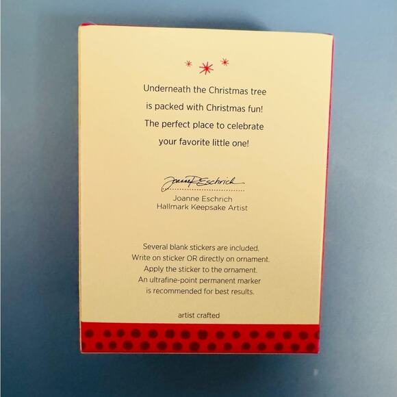 Hallmark Ornament - My 2nd Christmas Teddy bear number 2 with Candy Cane 2013 - Picture 2 of 3